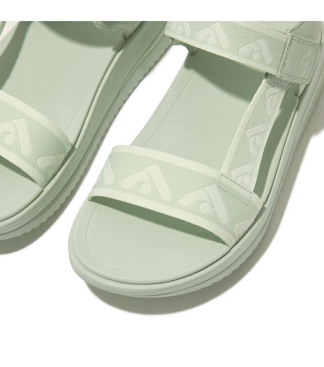 FitFlop Surff Sandal-Woven Device green lily FitFlop HL6-B10, sandalen Direct leverbaar uit de webshop