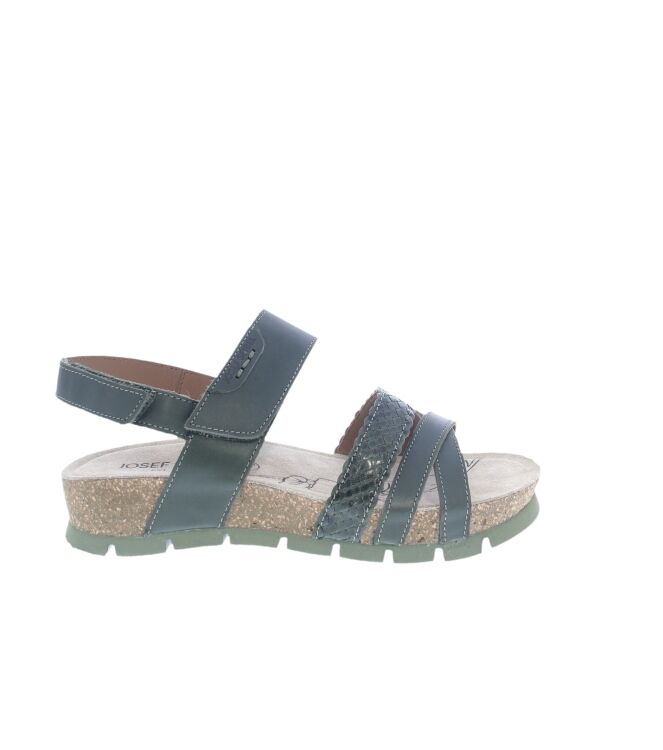 Josef Seibel Lucie 03 salvia  Josef Seibel 82803.696.635, sandalen Direct leverbaar uit de webshop
