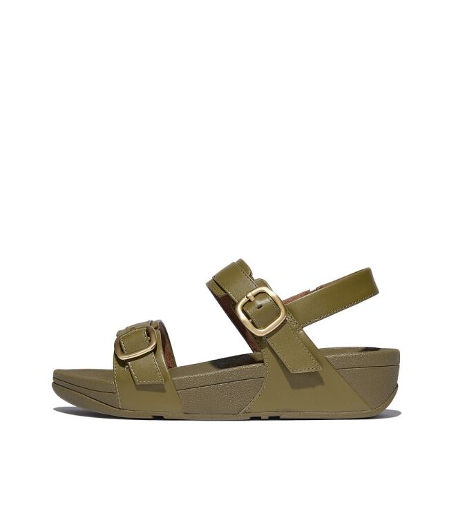 FitFlop Lulu Adjustable Sandal camo green  FitFlop ES6-C14, sandalen Direct leverbaar uit de webshop