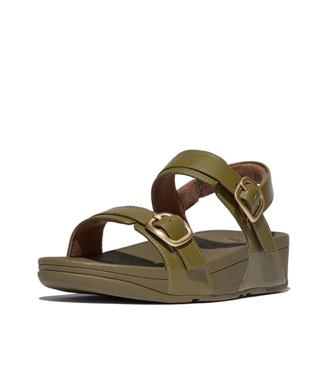 FitFlop Lulu Adjustable Sandal camo green  FitFlop ES6-C14, sandalen Direct leverbaar uit de webshop