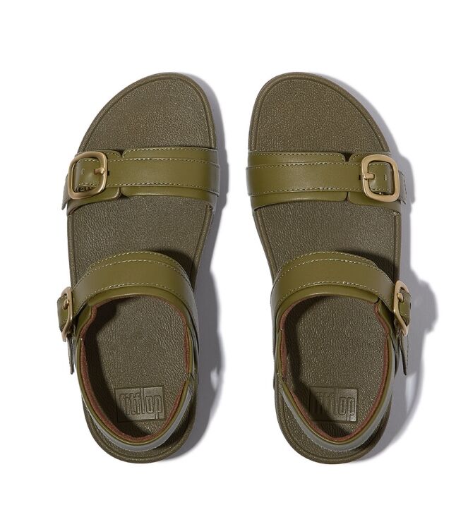 FitFlop Lulu Adjustable Sandal camo green  FitFlop ES6-C14, sandalen Direct leverbaar uit de webshop