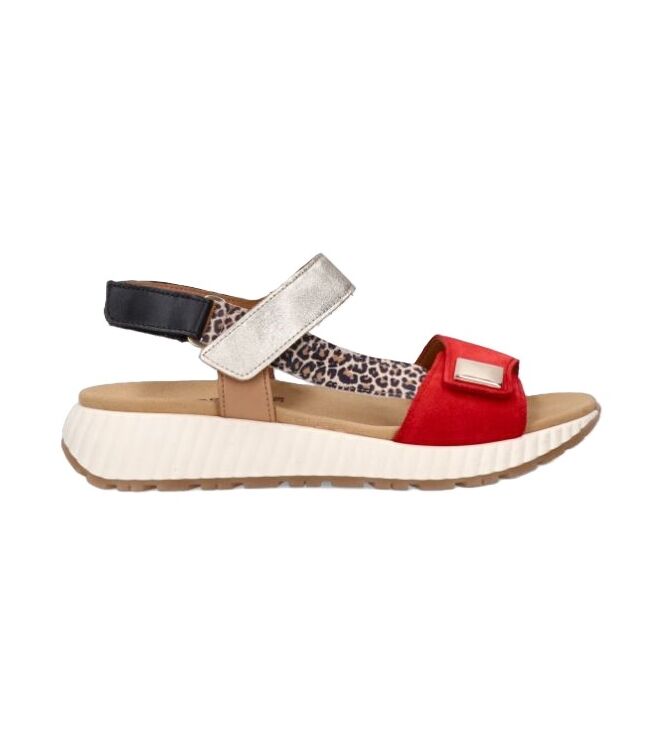 Gabor 84.582-15 chilli/oak/platino Gabor 84.582-15, sandalen Direct leverbaar uit de webshop