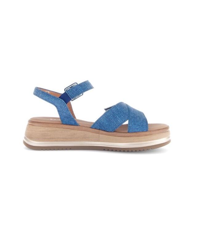 Gabor 62.741-16 blue Gabor 62.741-16, sandalen Direct leverbaar uit de webshop
