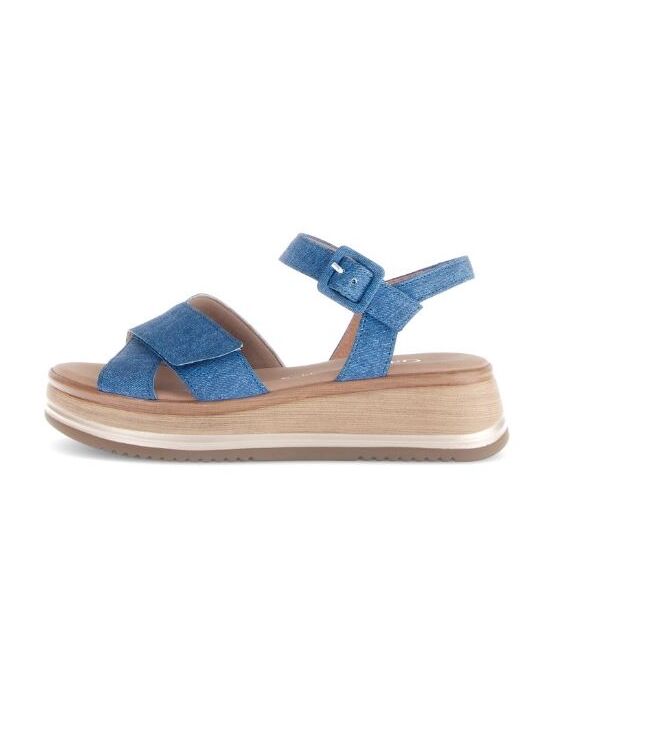 Gabor 62.741-16 blue Gabor 62.741-16, sandalen Direct leverbaar uit de webshop