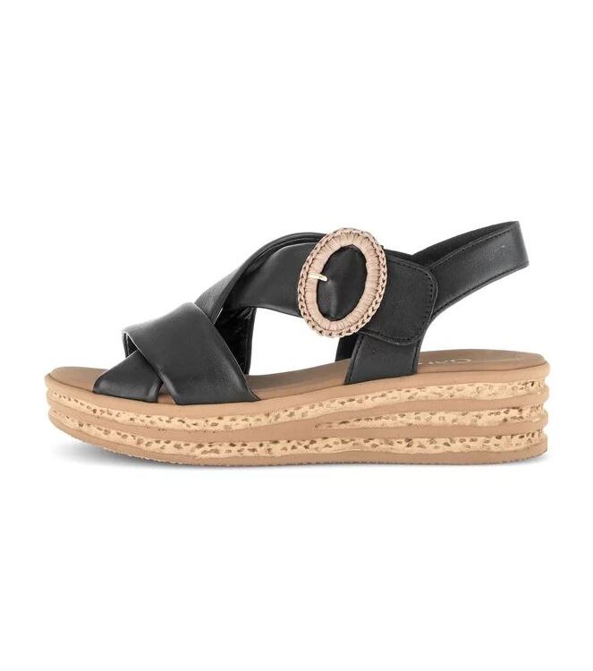 Gabor 84.556-27 schwarz Gabor 84.556-27, sandalen Direct leverbaar uit de webshop