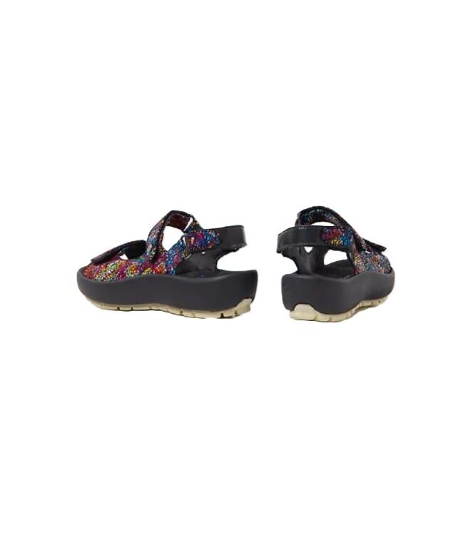 Wolky Brasilia Crash black multi Wolky 0333340-970, sandalen Direct leverbaar uit de webshop