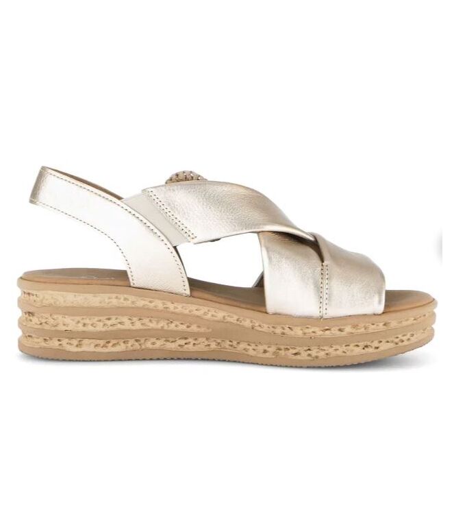 Gabor 84.556-62 champagner Gabor 84.556-62, sandalen Direct leverbaar uit de webshop