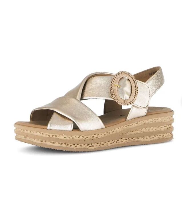Gabor 84.556-62 champagner Gabor 84.556-62, sandalen Direct leverbaar uit de webshop
