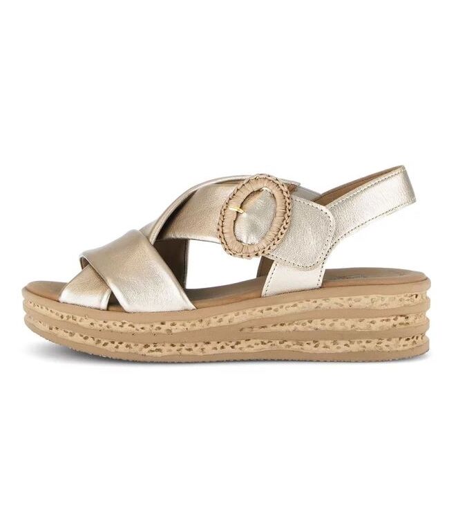 Gabor 84.556-62 champagner Gabor 84.556-62, sandalen Direct leverbaar uit de webshop