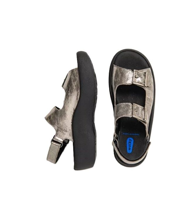 Wolky Fortune Shimmer metal Wolky 0320639-280, sandalen Direct leverbaar uit de webshop