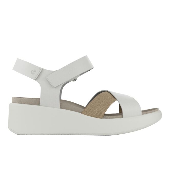 ECCO Flowt Wedge LX W white  ECCO 27332301007, sandalen Direct leverbaar uit de webshop