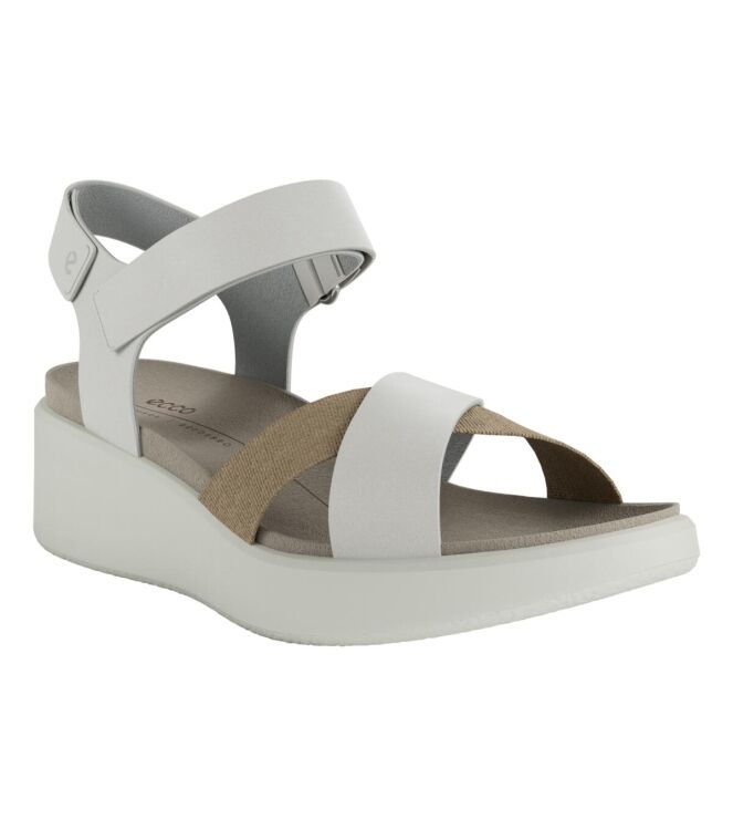 ECCO Flowt Wedge LX W white  ECCO 27332301007, sandalen Direct leverbaar uit de webshop