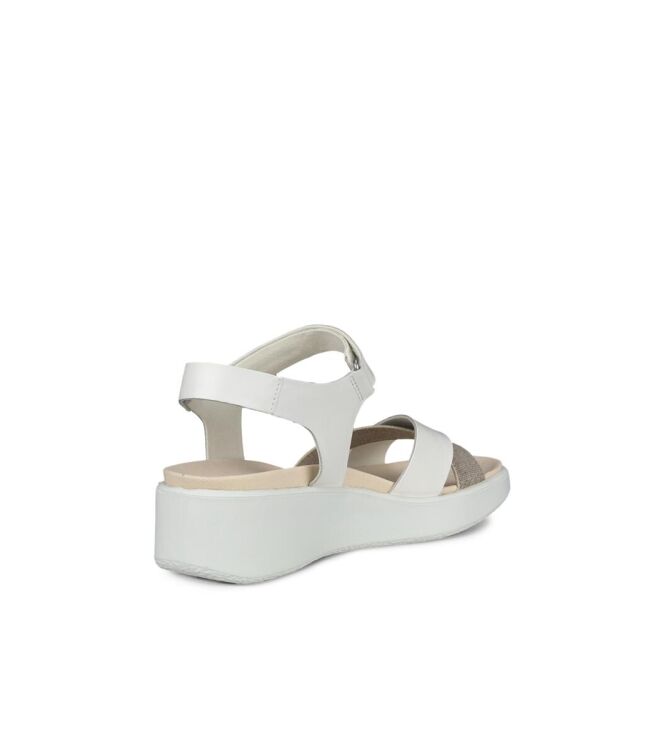 ECCO Flowt Wedge LX W white  ECCO 27332301007, sandalen Direct leverbaar uit de webshop
