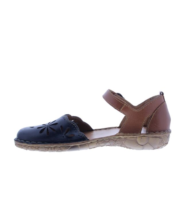 Josef Seibel Rosalie 04 schwarz-kombi Josef Seibel 79504.476.101, sandalen Direct leverbaar uit de webshop