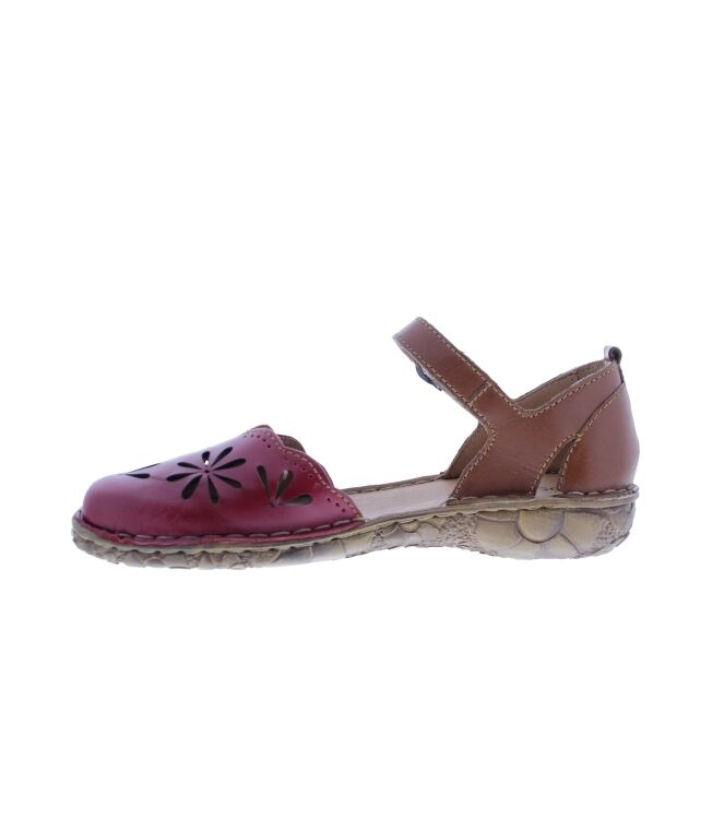 Josef Seibel Rosalie 04 rubin-kombi  Josef Seibel 79504.476.471, sandalen Direct leverbaar uit de webshop