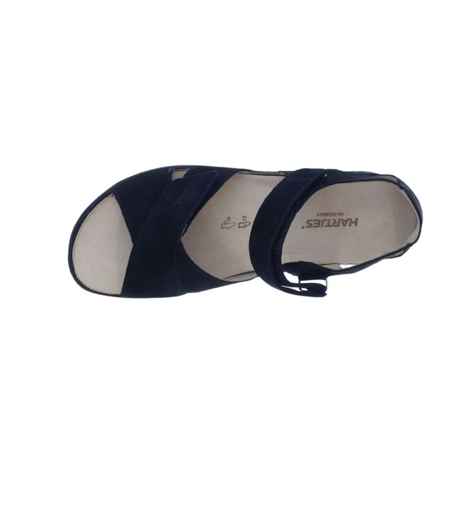 Hartjes Breeze schwarz Hartjes 132.1113/99 01.00, sandalen Direct leverbaar uit de webshop