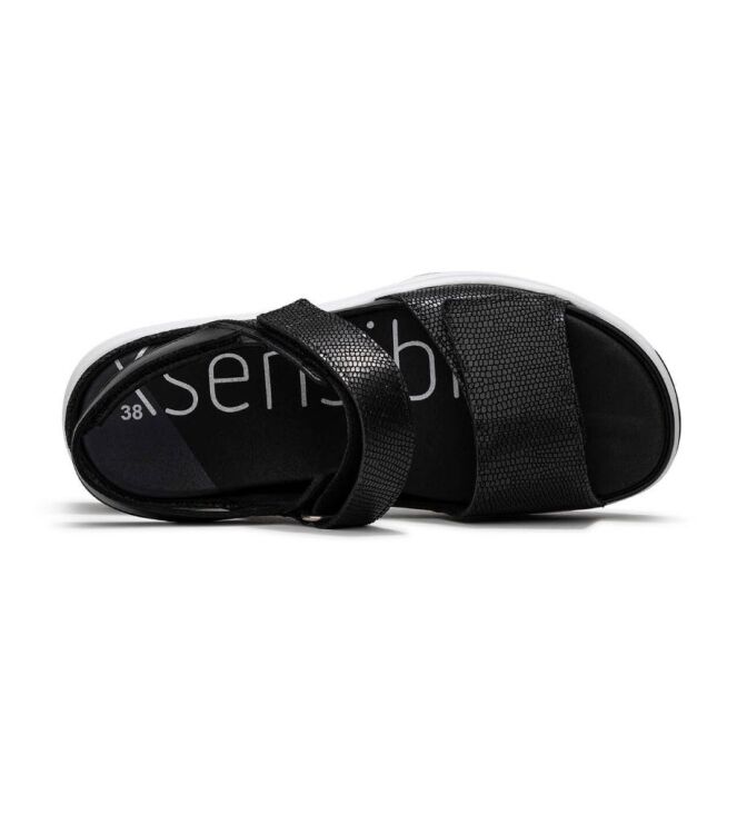 Xsensible Stretchwalker Aruba black  Xsensible Stretchwalker 30700.5.009, sandalen Direct leverbaar uit de webshop