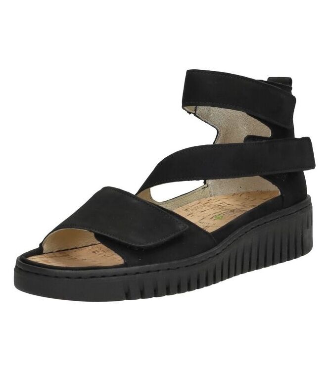 Waldlaufer Willow schwarz  Waldlaufer 955801.189.001, sandalen Direct leverbaar uit de webshop