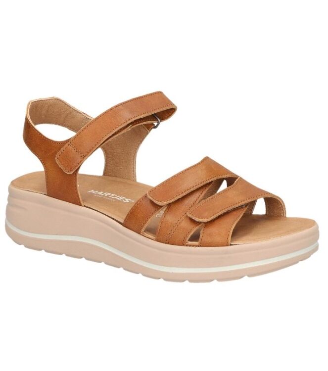 Hartjes Woogie/cognac cognac  Hartjes 132.2004/10 53.00, sandalen Direct leverbaar uit de webshop