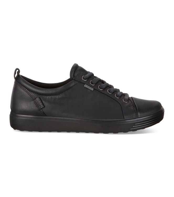ECCO Soft 7 black  ECCO 44030301001, sneakers / veterschoenen Direct leverbaar uit de webshop
