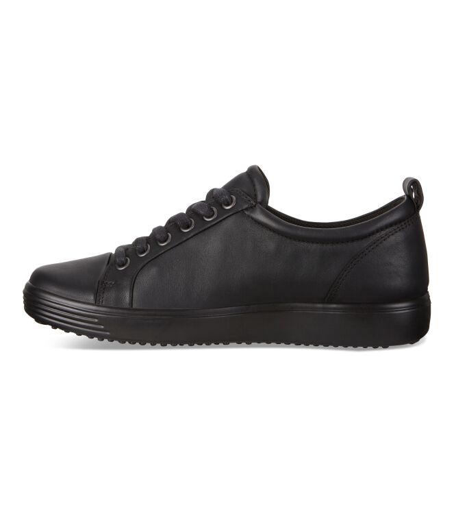 ECCO Soft 7 black  ECCO 44030301001, sneakers / veterschoenen Direct leverbaar uit de webshop