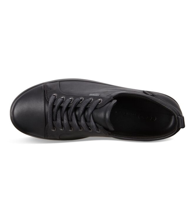 ECCO Soft 7 black  ECCO 44030301001, sneakers / veterschoenen Direct leverbaar uit de webshop