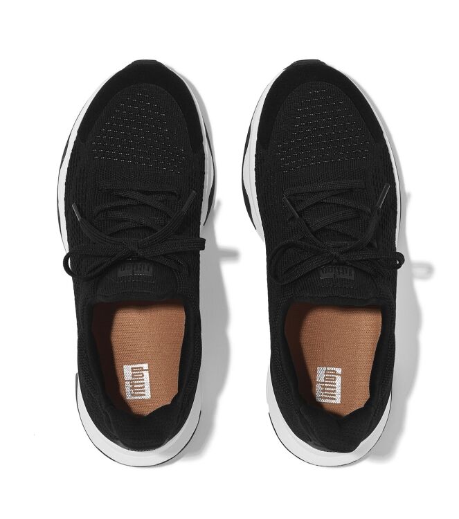 FitFlop Vitamin Ffx Knit Sports Sneakers black mix  FitFlop GB7-231, sneakers / veterschoenen Direct leverbaar uit de webshop