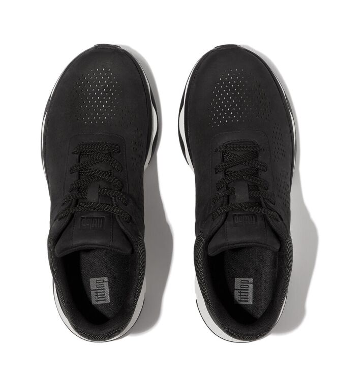FitFlop Vitamin FFX - Nubuck Black black FitFlop IC9-001, sneakers / veterschoenen Direct leverbaar uit de webshop