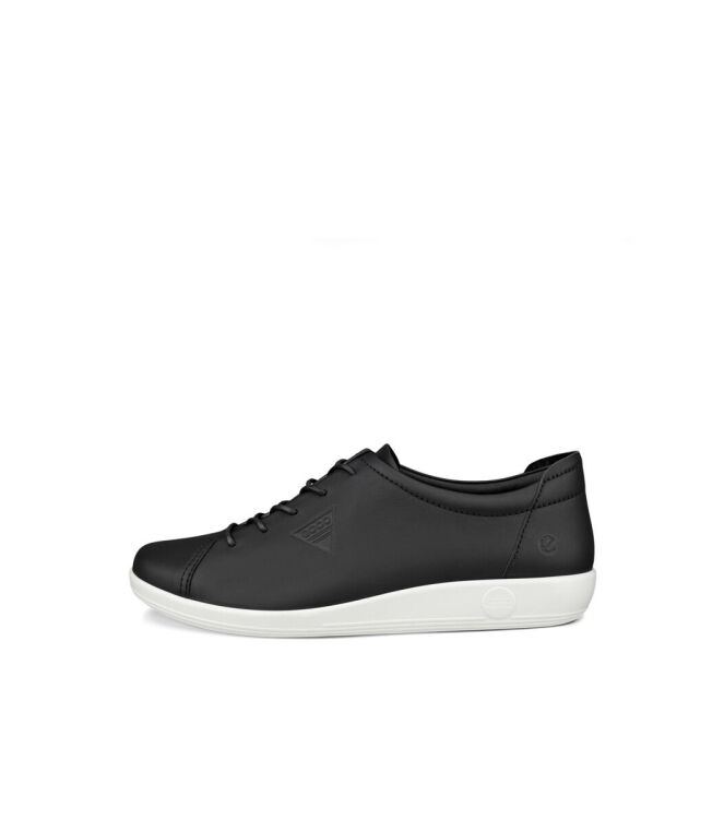 ECCO Soft 2.0 black  ECCO 20658301001, sneakers / veterschoenen Direct leverbaar uit de webshop