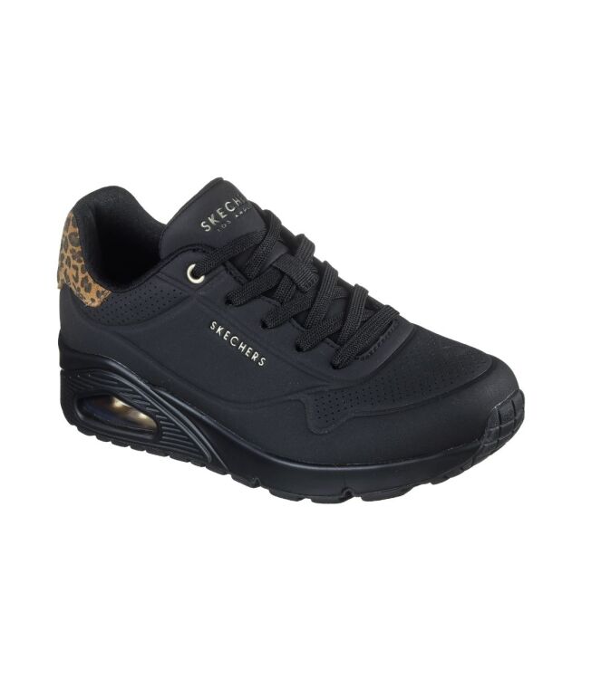 Skechers Uno-Jungle Nite black  Skechers 177093-BBK, sneakers / veterschoenen Direct leverbaar uit de webshop