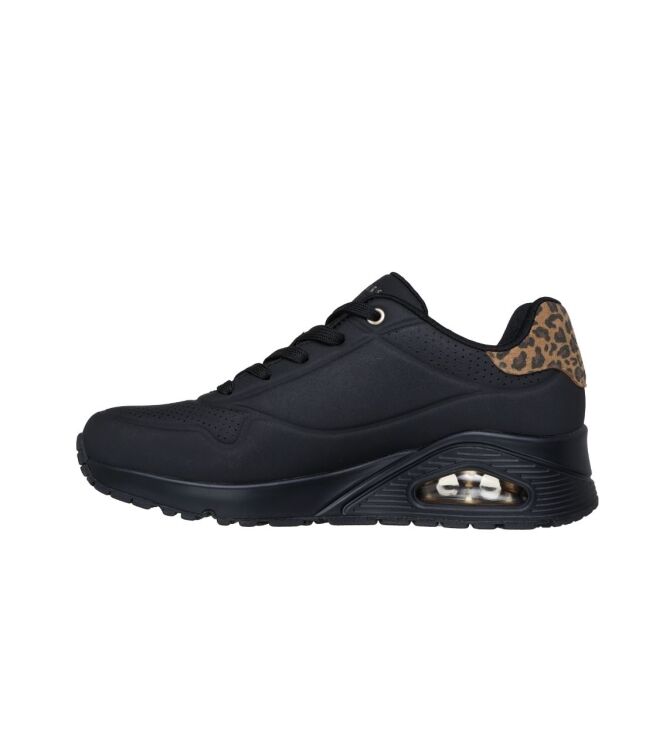 Skechers Uno-Jungle Nite black  Skechers 177093-BBK, sneakers / veterschoenen Direct leverbaar uit de webshop