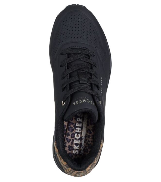 Skechers Uno-Jungle Nite black  Skechers 177093-BBK, sneakers / veterschoenen Direct leverbaar uit de webshop