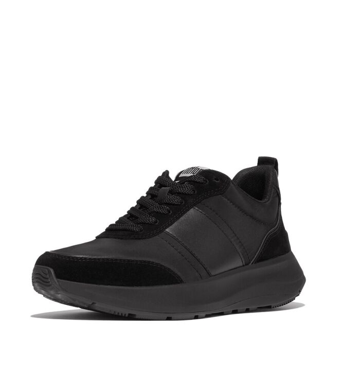 FitFlop F-Mode Flow all black FitFlop IK8-090, sneakers / veterschoenen Direct leverbaar uit de webshop