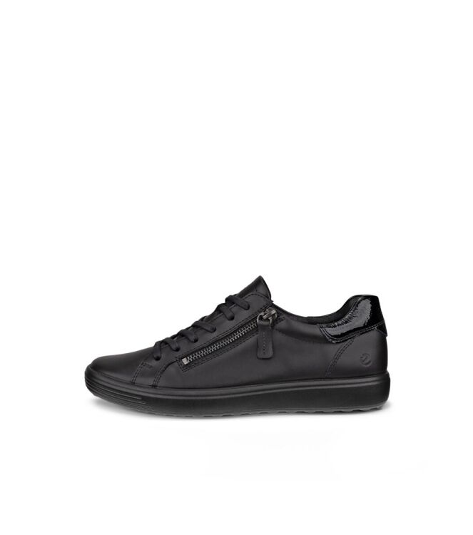 ECCO Soft 7 W black  ECCO 49055351052, sneakers / veterschoenen Direct leverbaar uit de webshop