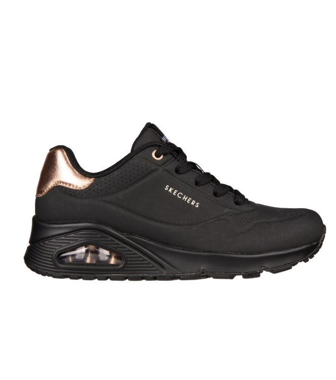 Skechers Uno-Golden Air black Skechers 177094-BBK, sneakers / veterschoenen Direct leverbaar uit de webshop