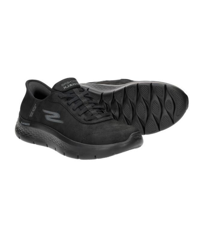 Skechers Go Walk Flex-Mali black Skechers 124837-BBK, sneakers / veterschoenen Direct leverbaar uit de webshop