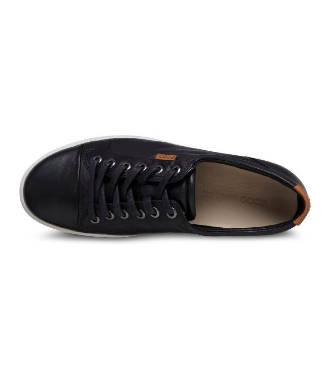 ECCO Soft 7 black  ECCO 43000301001, sneakers / veterschoenen Direct leverbaar uit de webshop
