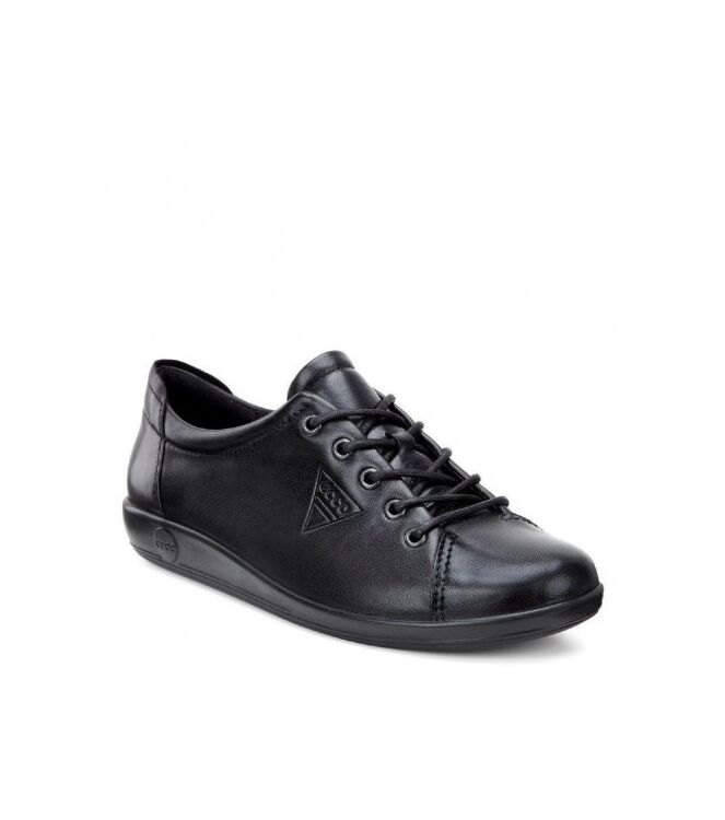 ECCO Soft 2.0 black  ECCO 20650356723, sneakers / veterschoenen Direct leverbaar uit de webshop