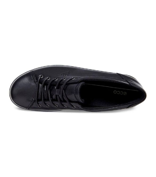 ECCO Soft 2.0 black  ECCO 20650356723, sneakers / veterschoenen Direct leverbaar uit de webshop