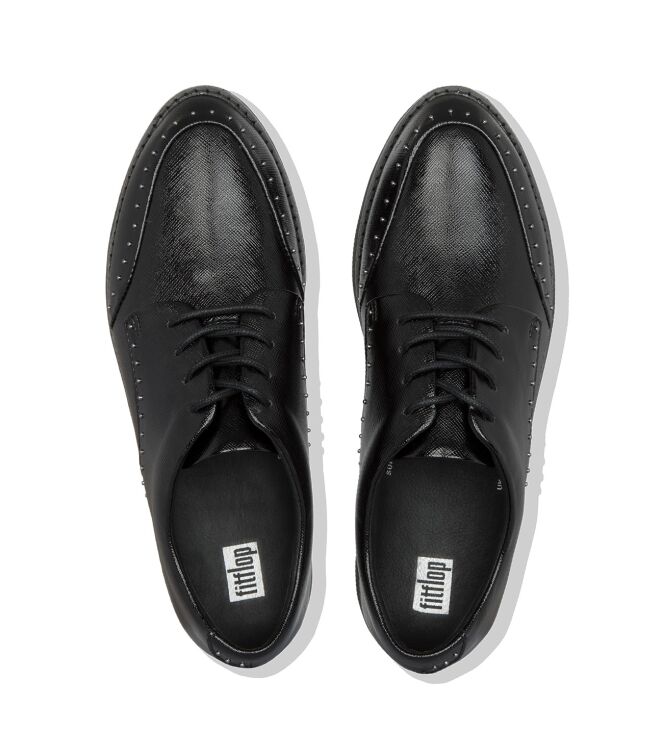 FitFlop Keely Broques black  FitFlop Y27/090, sneakers / veterschoenen Direct leverbaar uit de webshop