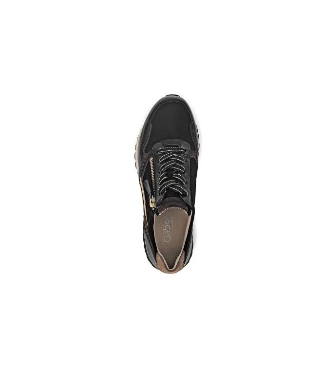 Gabor 76.378-67 whisky  Gabor 76.378-67, sneakers / veterschoenen Direct leverbaar uit de webshop