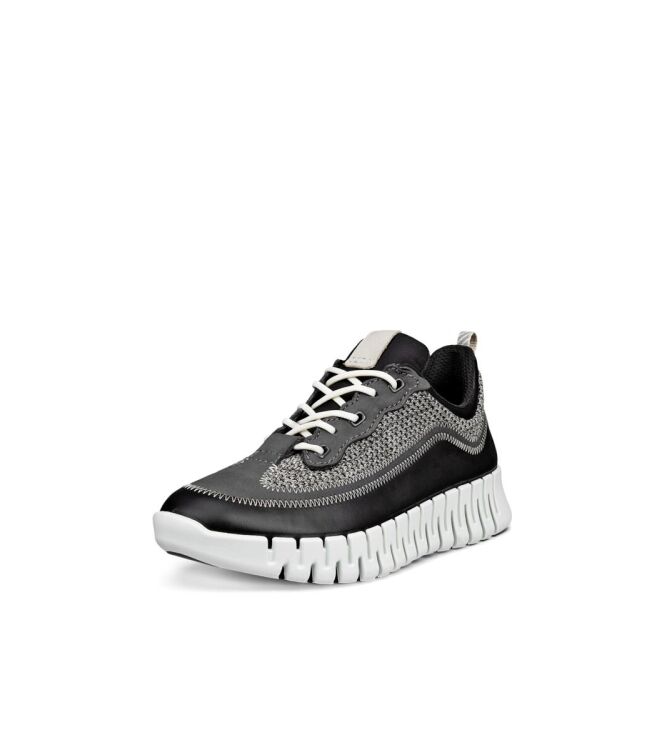 ECCO Gruuv W black  ECCO 21834361399, sneakers / veterschoenen Direct leverbaar uit de webshop