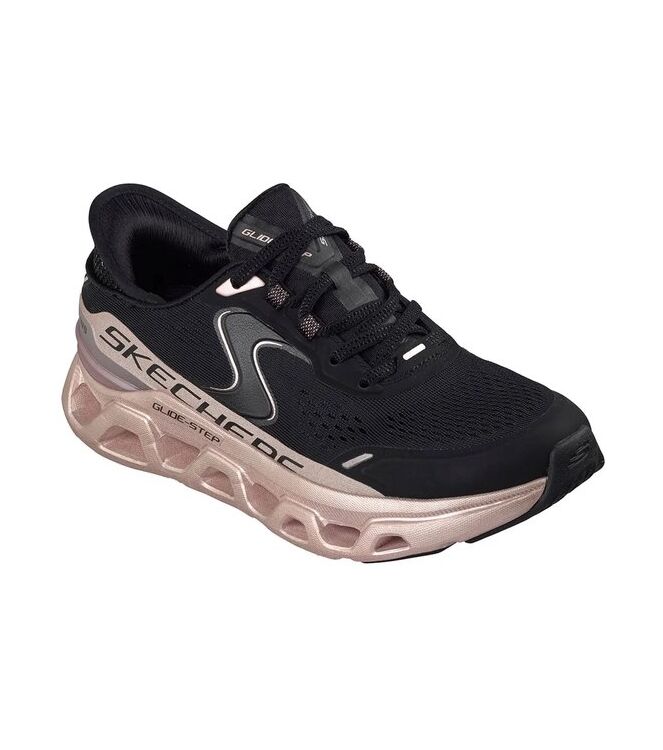 Skechers Glide-Step Slip-in Altus-Starlights black/rose gold Skechers 150514-BKRG, sneakers / veterschoenen Direct leverbaar uit de webshop