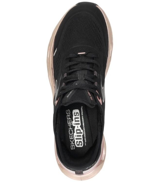 Skechers Glide-Step Slip-in Altus-Starlights black/rose gold Skechers 150514-BKRG, sneakers / veterschoenen Direct leverbaar uit de webshop