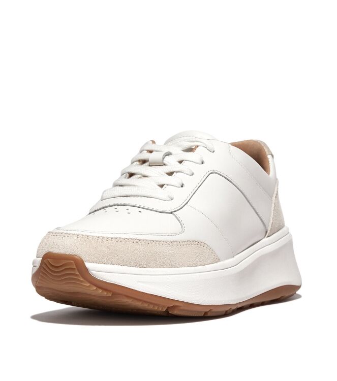 FitFlop F-Mode Flatform Sneakers urban white  FitFlop FR1-194, sneakers / veterschoenen Direct leverbaar uit de webshop