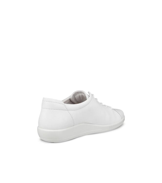 ECCO Soft 2.0 white  ECCO 20658301007, sneakers / veterschoenen Direct leverbaar uit de webshop