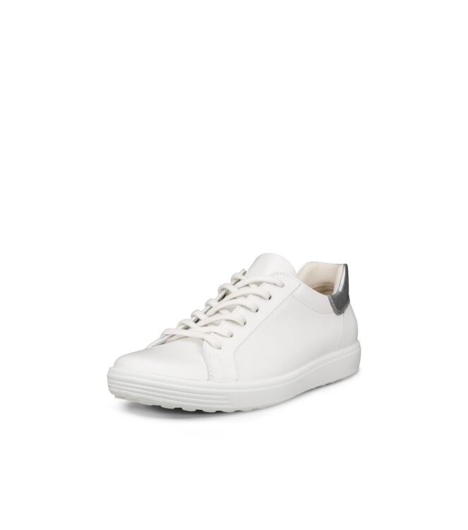 ECCO Soft 7 W white  ECCO 47084361144, sneakers / veterschoenen Direct leverbaar uit de webshop