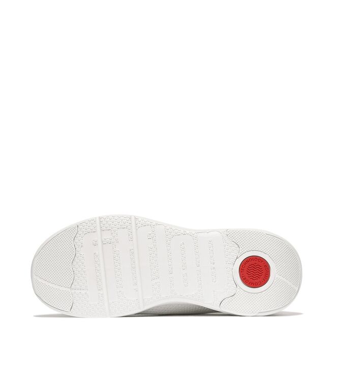 FitFlop Super-Q Knit Slip-On Laced urban white FitFlop JH9-194, sneakers / veterschoenen Direct leverbaar uit de webshop