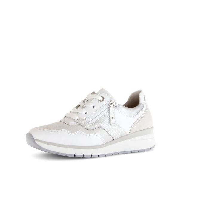 Gabor 66.306-61 weiss  Gabor 66.306-61, sneakers / veterschoenen Direct leverbaar uit de webshop