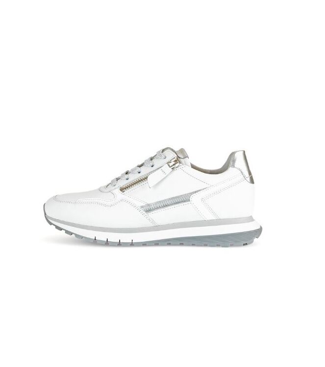 Gabor 66.378-50 weiss  Gabor 66.378-50, sneakers / veterschoenen Direct leverbaar uit de webshop